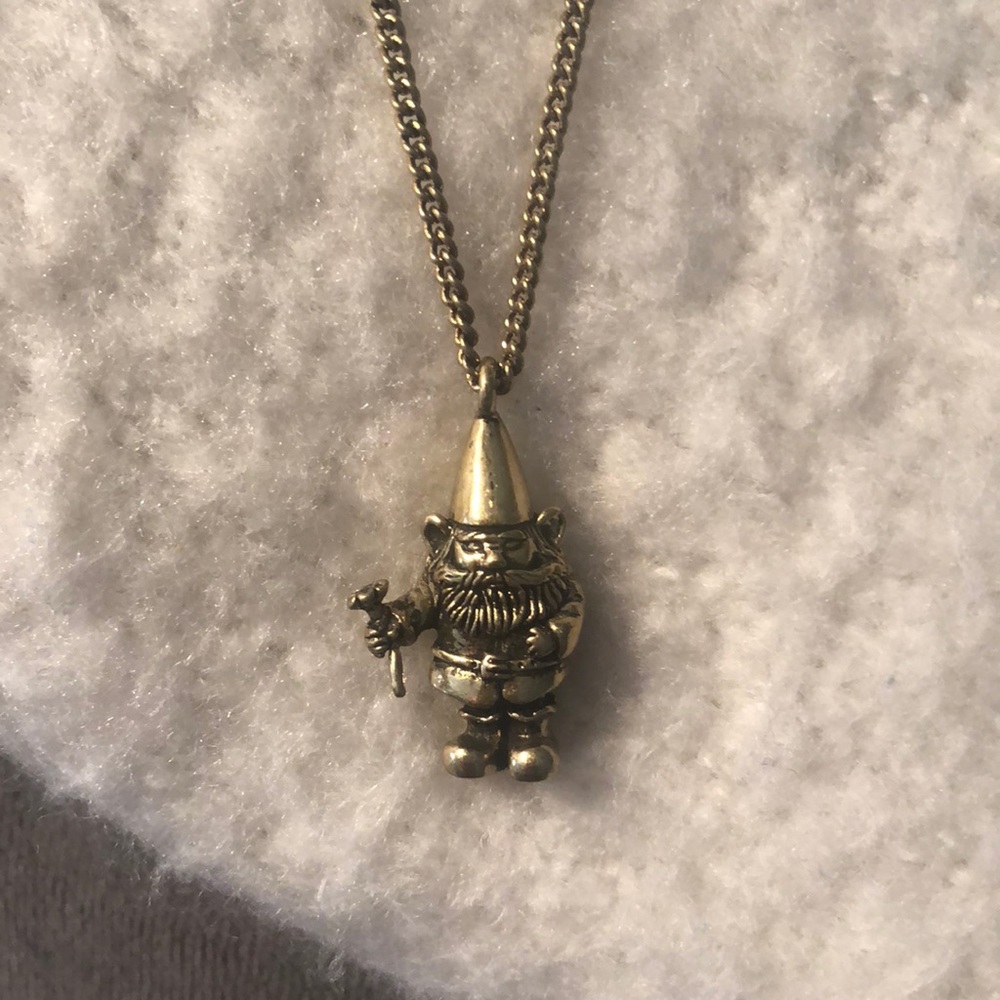 Fossil Gnome Necklace